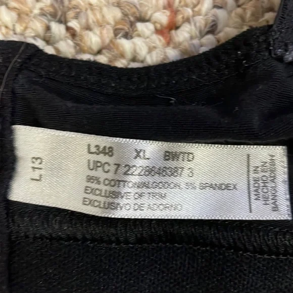 Loving Moments polka dot nursing bra in black and white XL - Picture 7 of 8